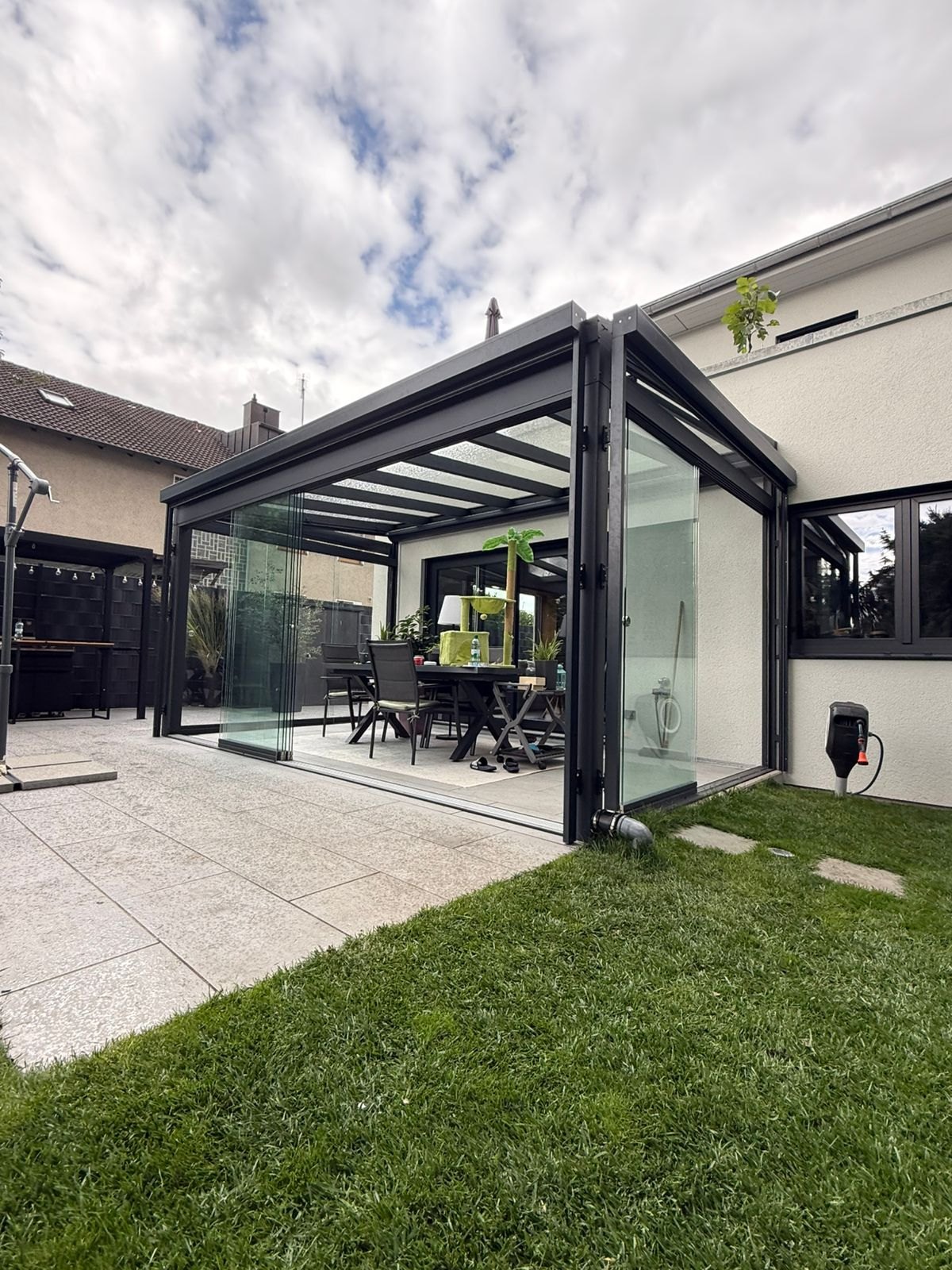Flexible Glasfronten